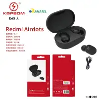 KAPBOM Redmi Airdots 无线耳机，蓝牙5.4，续航约3小时，黑色