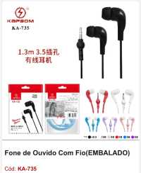 Kapabom KA-735 有线耳机 1.3米 3.5mm插孔 多色可选
