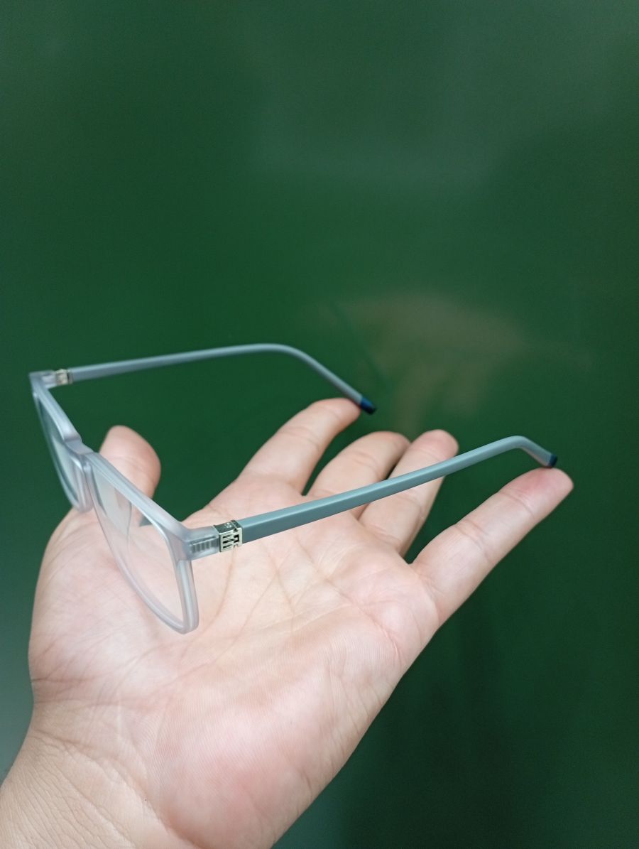 透明框眼镜，品牌未识别，规格 50-140