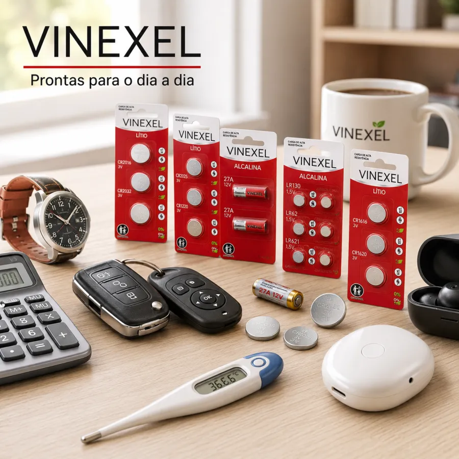 VINEXEL钮扣电池 CR2032/CR2016/AG13/AAA/1220/ 1616/1620/1632/2016/2025/LR621/1130适用多种设备