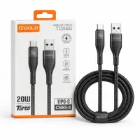 α GOLD 20W Turbo 编织数据线 tipo C IOS V8 CB98-3