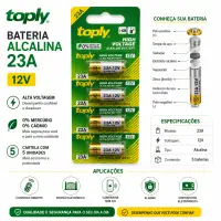 Toply 23A 12V 碱性电池 5粒装