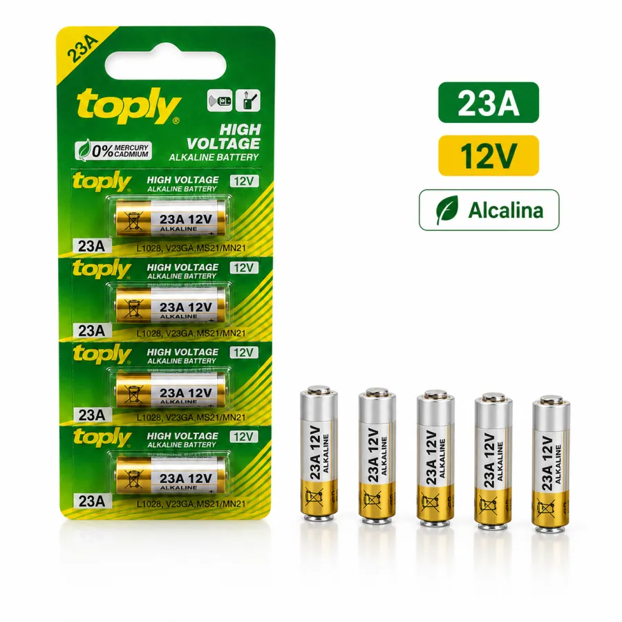 Toply 23A 12V 碱性电池 5粒装