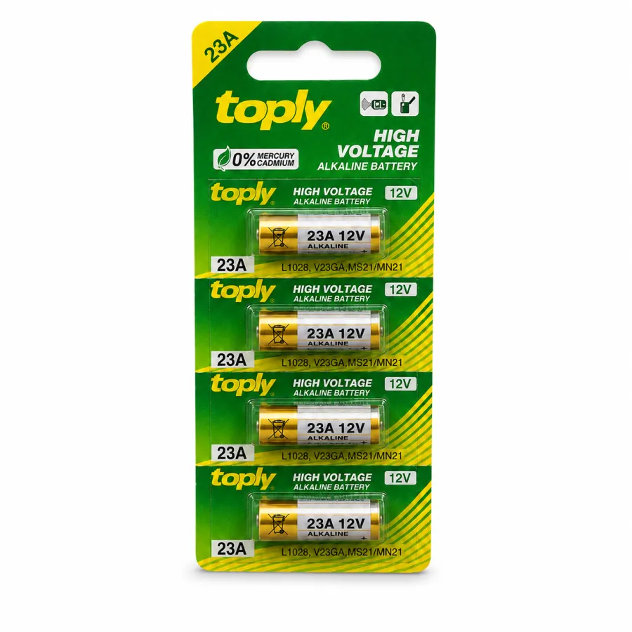 Toply 23A 12V 碱性电池 5粒装