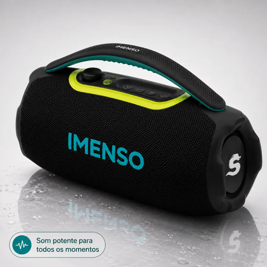 IMENSO 60W防水蓝牙音箱，型号IMS-X38，超重低音，便携式设计