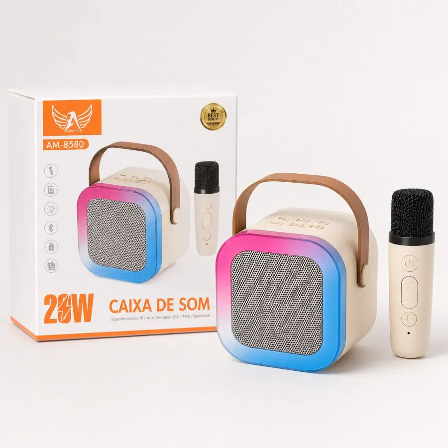 蓝牙音箱 AM-8580 20W 带麦克风 便携式音响
