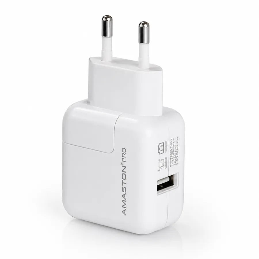 HMASTON 12W USB充电头，适用于iOS设备，便携设计，快速充电