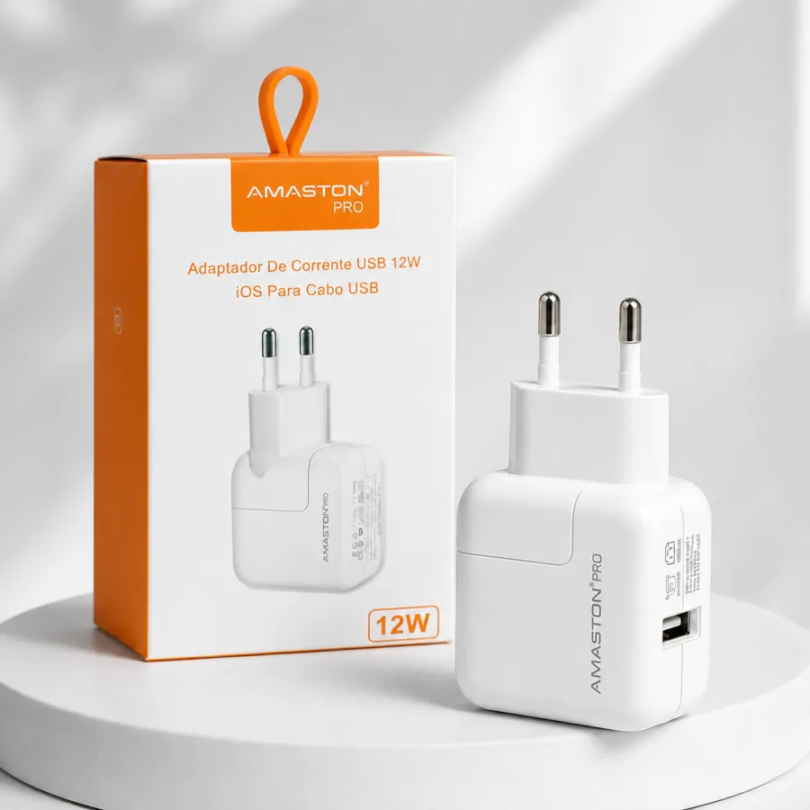 HMASTON 12W USB充电头，适用于iOS设备，便携设计，快速充电