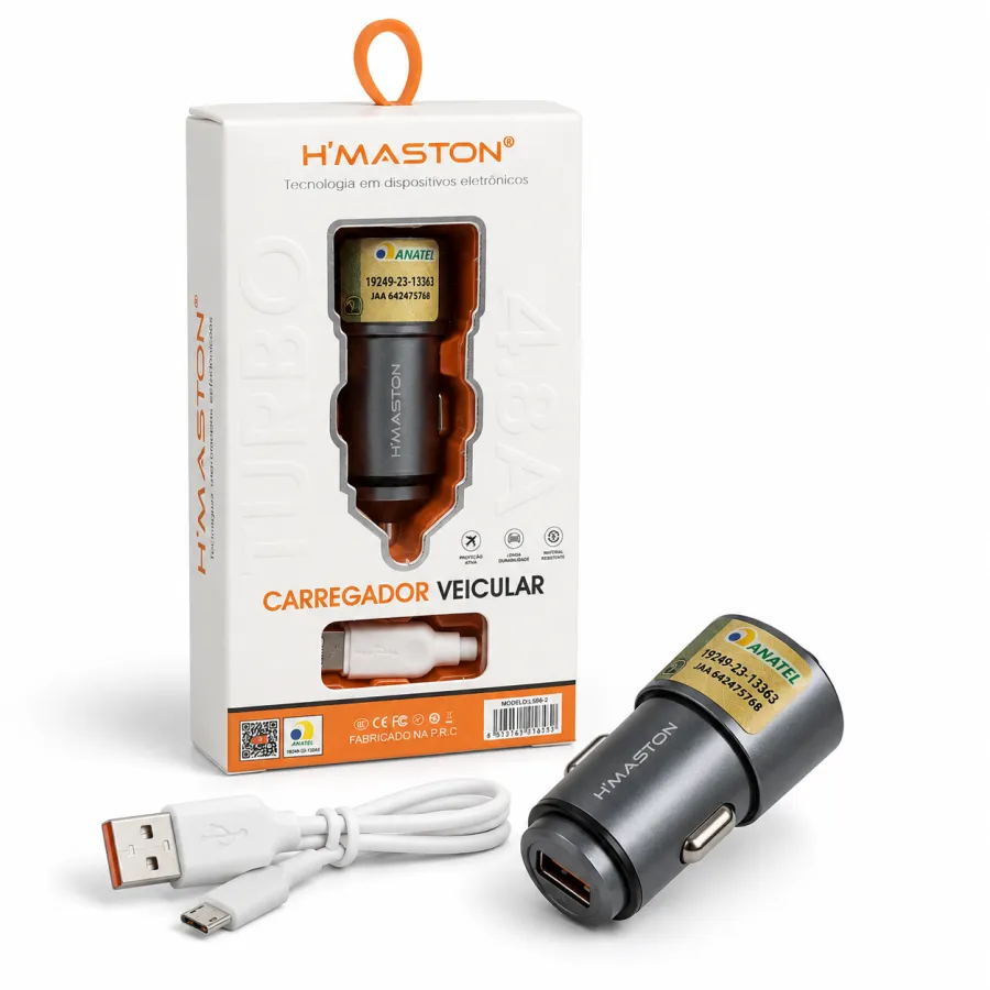 H'MASTON车载充电器，快速充电，适用于多种设备，便携设计