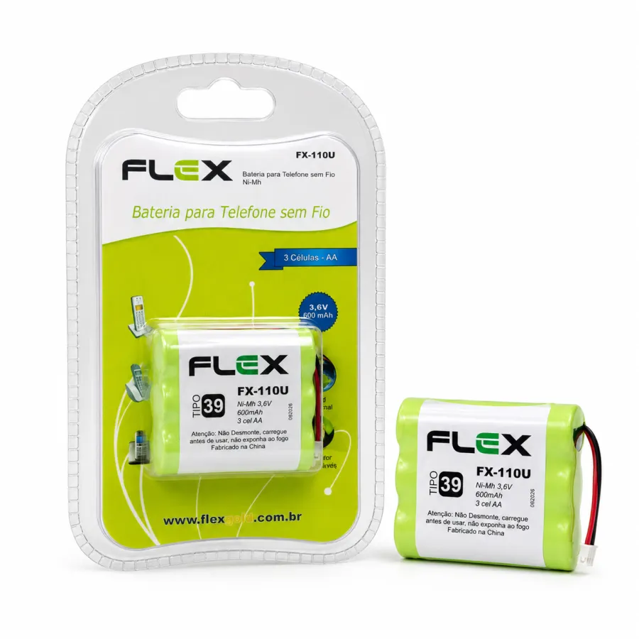FLEX FX-110U 无线电话电池 3 节 AA 规格