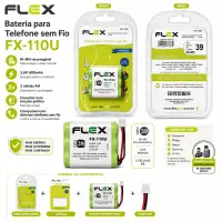 FLEX FX-110U 无线电话电池 3 节 AA 规格