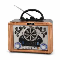 ELETRO经典收音机 EL-1319，三波段，支持AM/FM/CW，USB接口