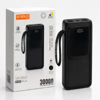 αGOLD移动电源 BTE-46 30000mAh 快充 PD 22.5W 黑色