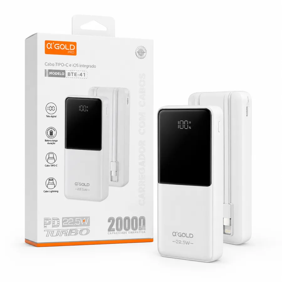 αGOLD BTE-41 USB-C 数据线 2000A 225W 快充