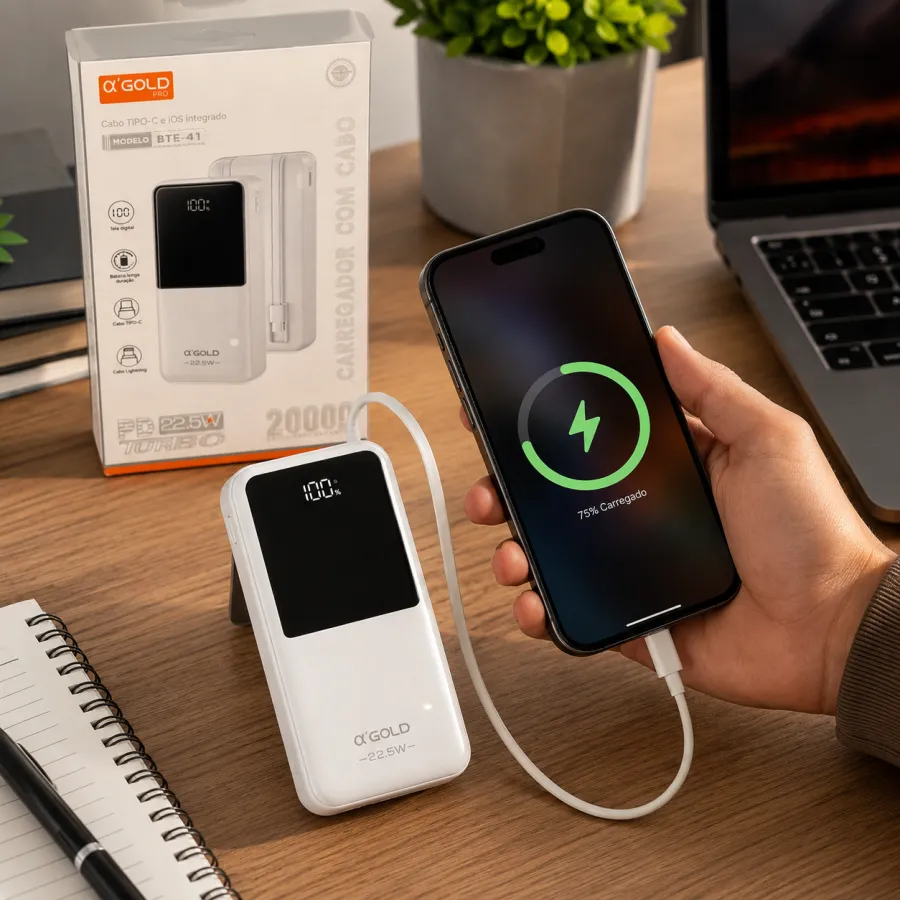 αGOLD BTE-41 USB-C 数据线 2000A 225W 快充