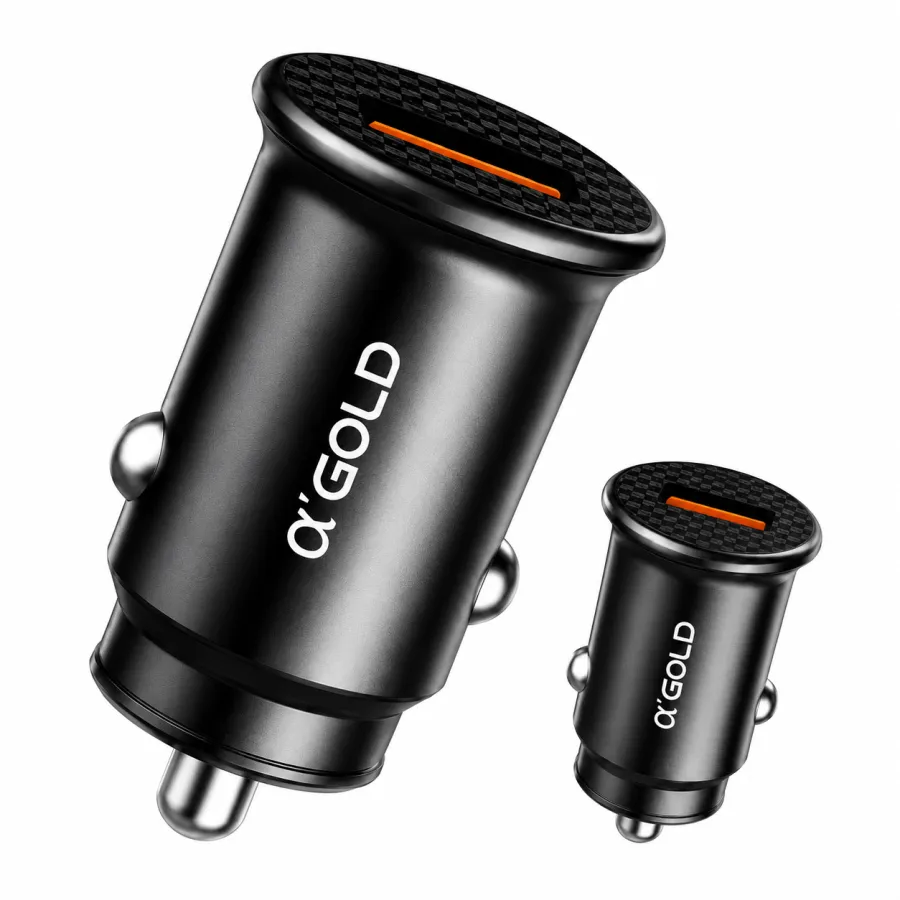 αGOLD车载充电器 Turbo 30W CJ04-4，快速充电，适用于多种设备