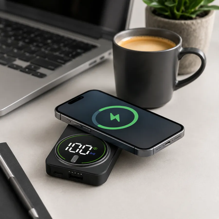 IMENSO移动电源 10000mAh 22.5W快充 黑色