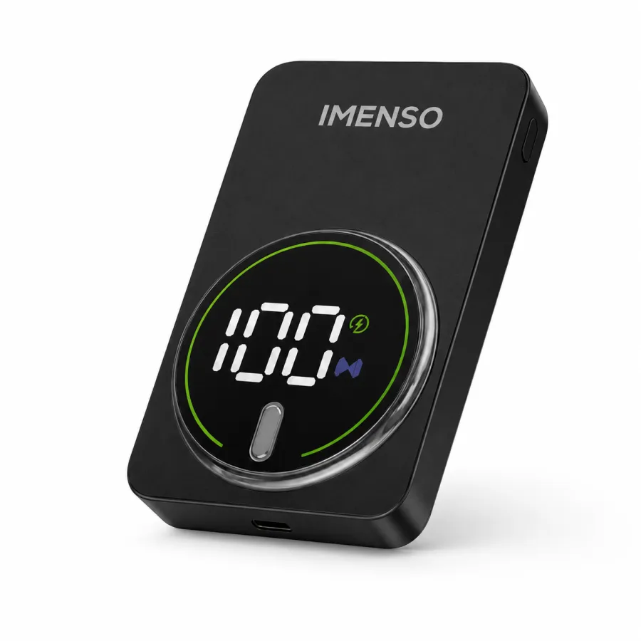 IMENSO移动电源 10000mAh 22.5W快充 黑色