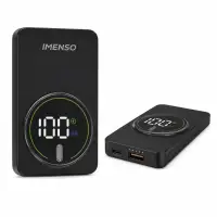 IMENSO移动电源 10000mAh 22.5W快充 黑色