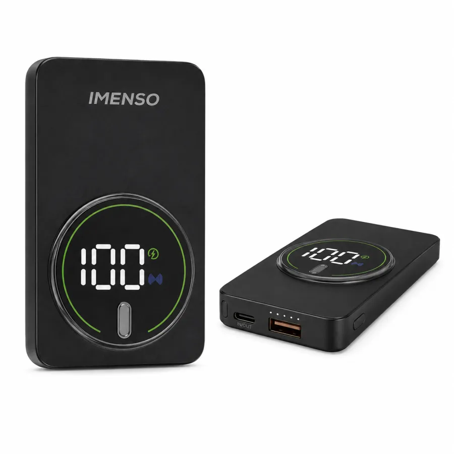 IMENSO移动电源 10000mAh 22.5W快充 黑色