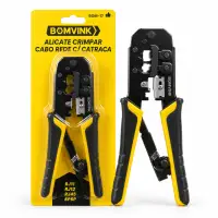 BOMVINK 网络线压接钳 RJ11 RJ12 8P6P 工具
