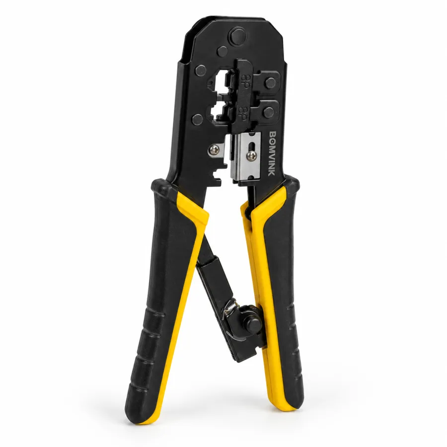 BOMVINK 网络线压接钳 RJ11 RJ12 8P6P 工具
