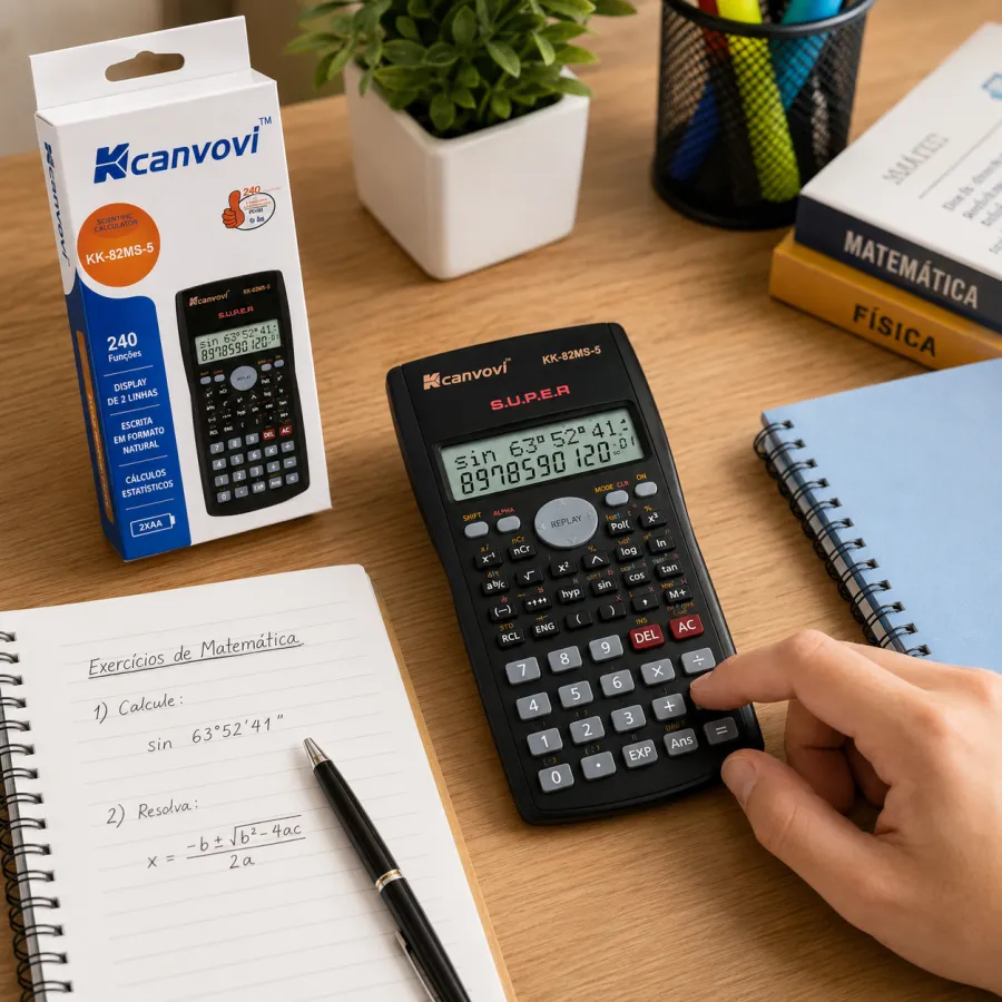 Kcanvoi KK-82MS-5 科学计算器 240种功能 双色显示