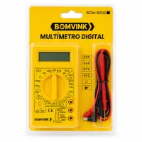 BOMVINK 数字万用表 BCM-5002，测量直流电压、交流电压、电流，带测试线