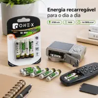 ONEX 2700mAh Ni-MH充电电池 4节装