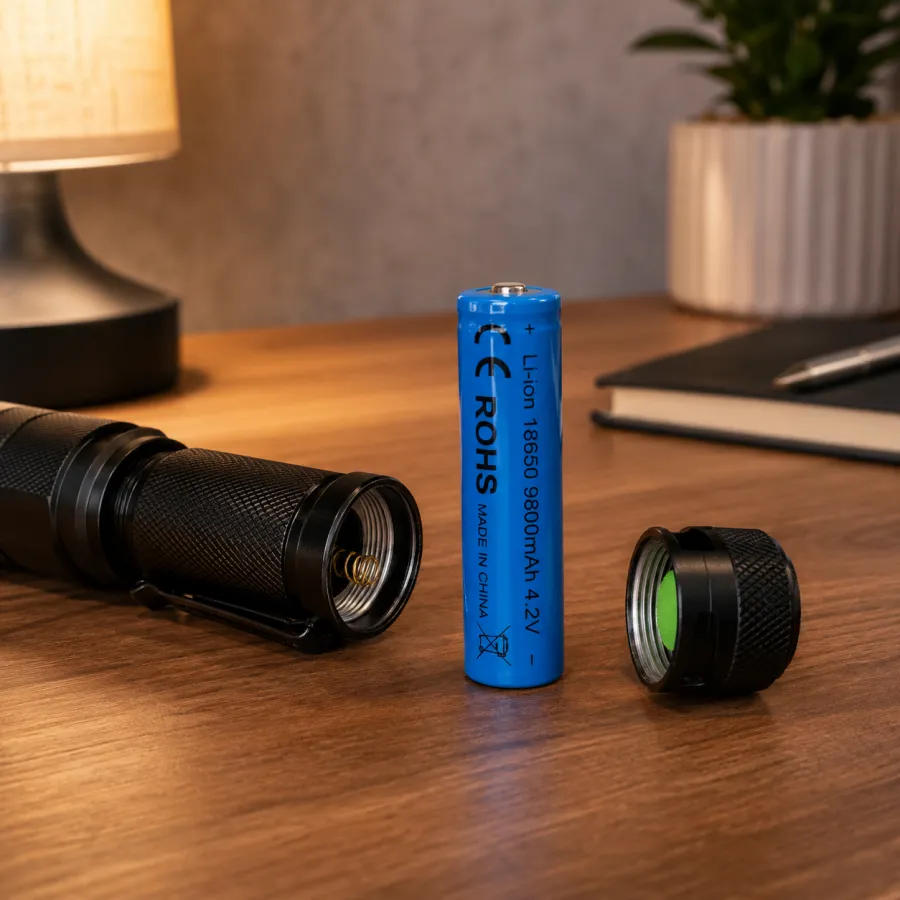 18650锂电池 9800mAh 3.7V 蓝色