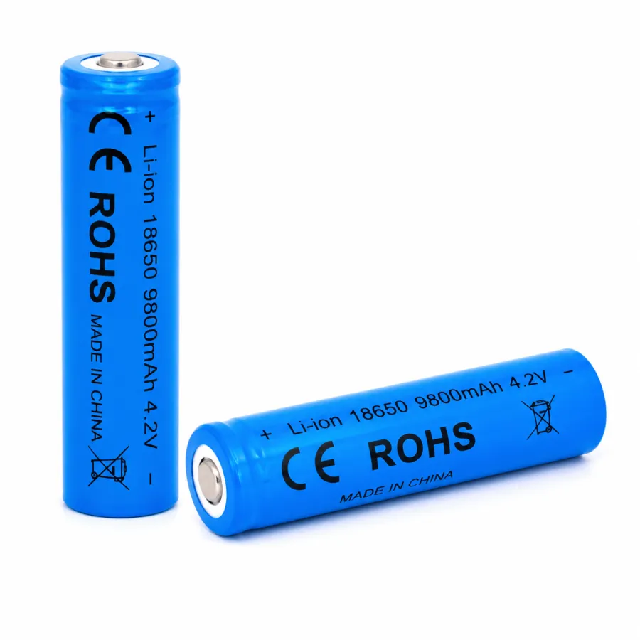 18650锂电池 9800mAh 3.7V 蓝色