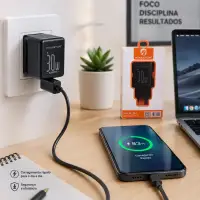 H'MASTON 30W 快充充电器，适用于多种设备，便携设计