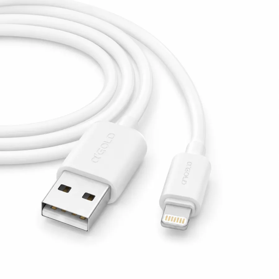 αGOLD iOS充电线 1米 CB129-2，适用于充电和数据传输，25W快充