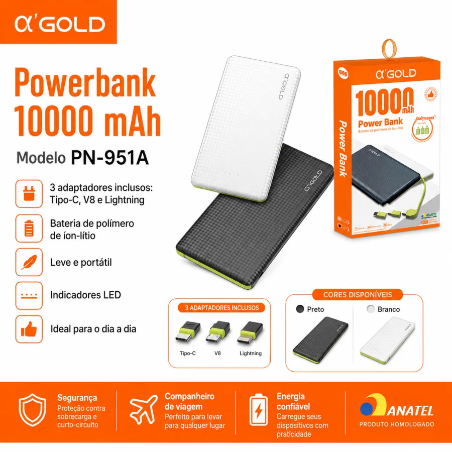a Gold 便携充电器 PN-951