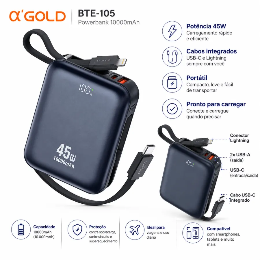a Gold 充电宝 BTE-105