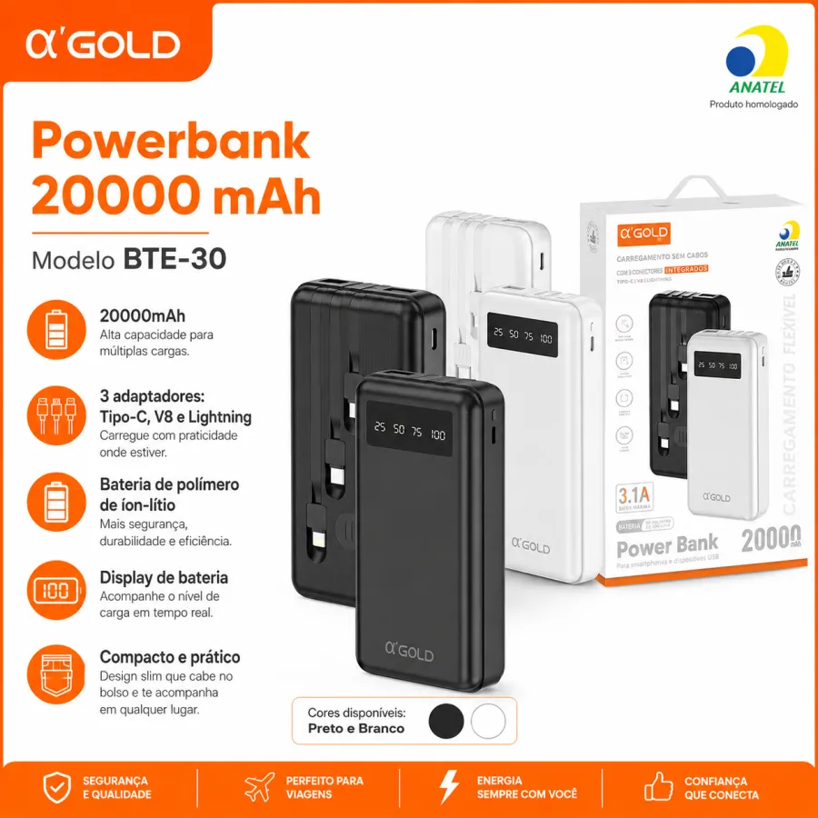 a Gold 充电宝BTE-30