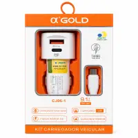 α'GOLD车载充电器 CJ06-1，带USB接口，快速充电，适用于多种设备