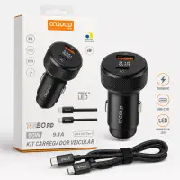AG-GOLD车载充电器 60W 9.1A USB-C快充