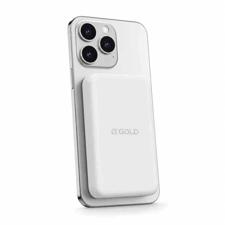 α GOLD PRO 10000mAh移动电源，支持USB-C，7.5W无线充电，磁吸设计