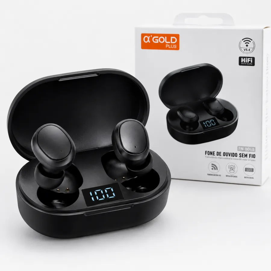 αGOLD蓝牙耳机 无线耳塞 HiFi音质 便携充电盒