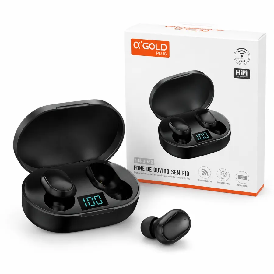 αGOLD蓝牙耳机 无线耳塞 HiFi音质 便携充电盒