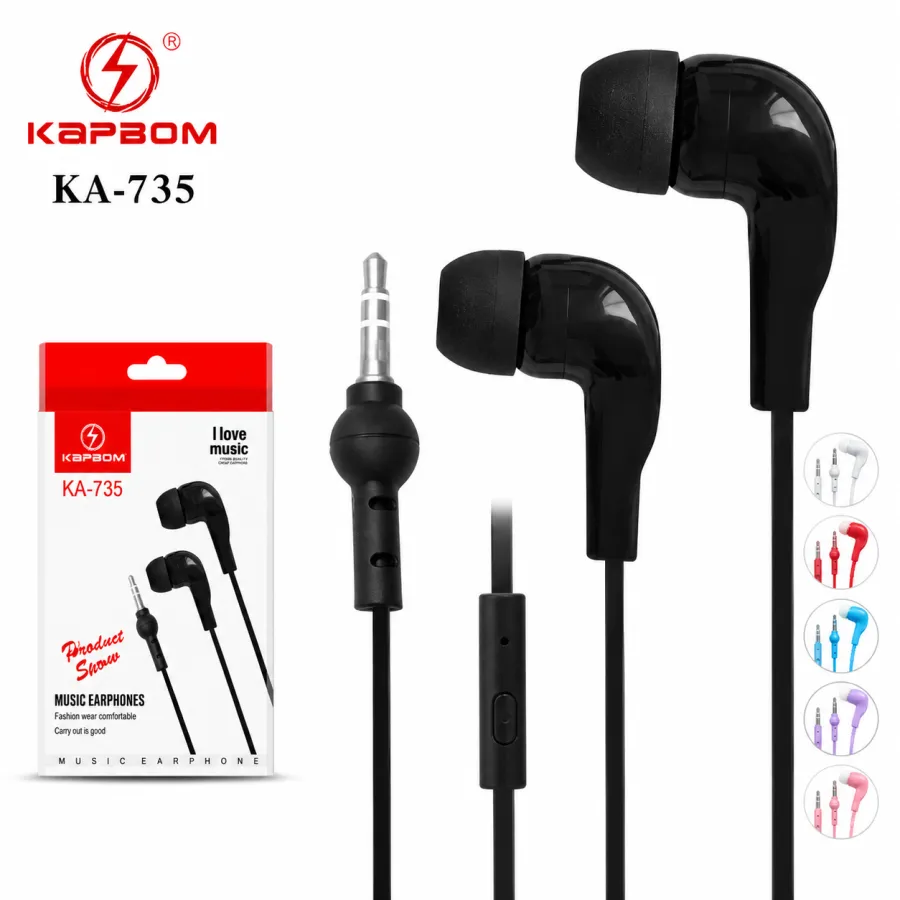 Kapabom KA-735 有线耳机 1.3米 3.5mm插孔 多色可选