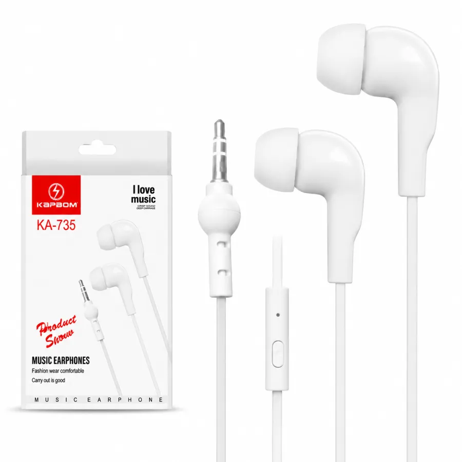 Kapabom KA-735 有线耳机 1.3米 3.5mm插孔 多色可选
