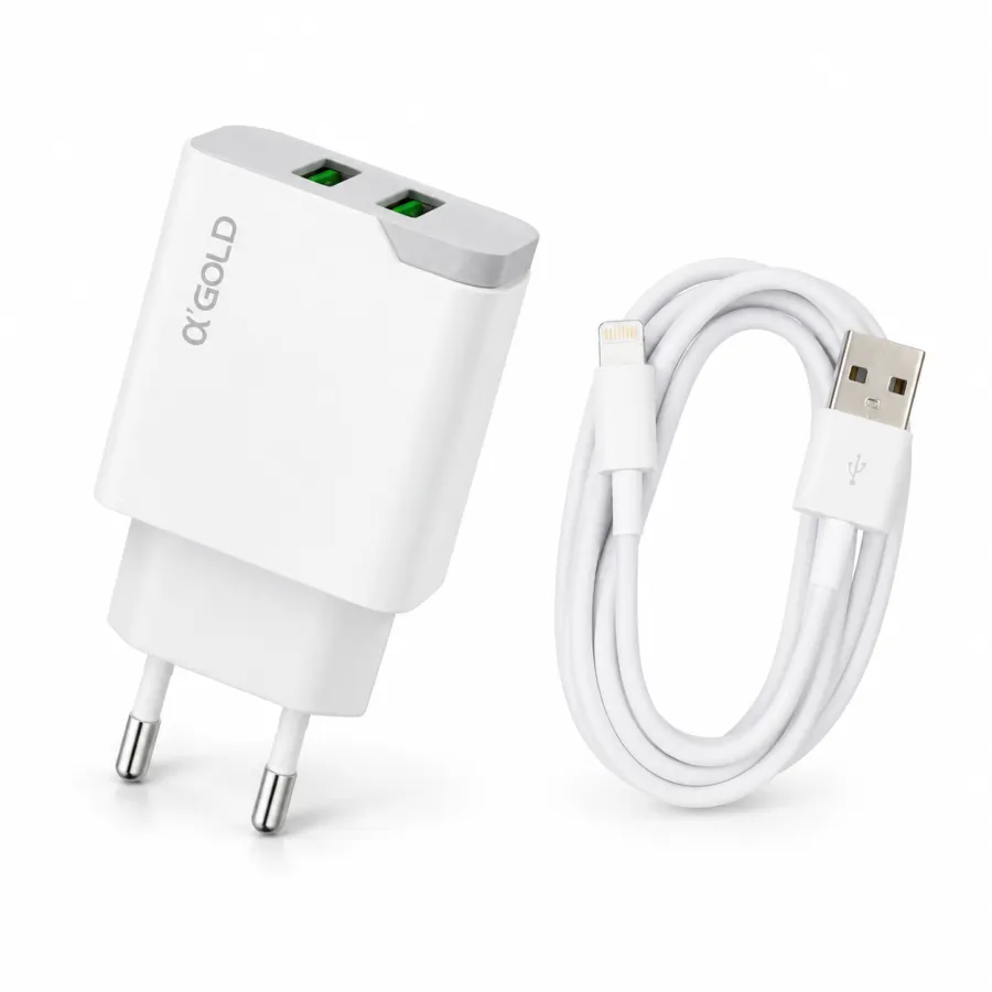 α GOLD 快速充电器 3.1A 双USB CA03-2 iOS