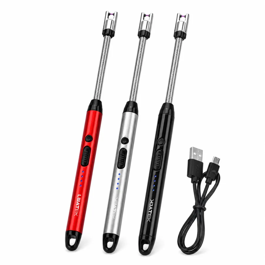 Luatek 点火器 3件套，红色、银色、黑色，适用于多种场合