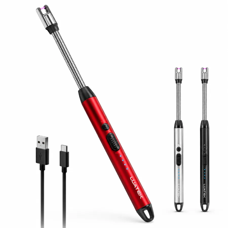 Luatek 点火器 3件套，红色、银色、黑色，适用于多种场合