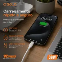 α'GOLD 数据线 30W Type-C至iOS 快速充电线