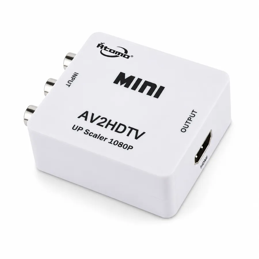 Atomo 高清视频转换器 M0-AV2HDTV，支持1080p，3D，迷你设计
