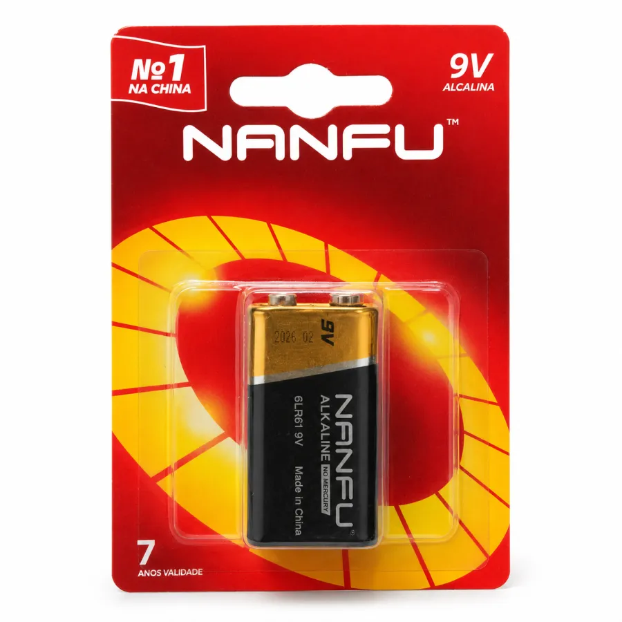 南孚 6LR61 9V 电池 适用于家用电器 1个包装