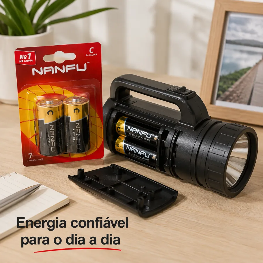 南孚C型电池 2节装 碱性电池 适用于玩具、遥控器等